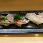 ときすし - 太刀魚炙りと鯛