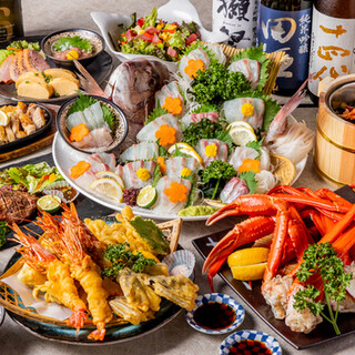 【忘新年会や各種宴会に】個室確定！飲み放題付き贅沢コース♪