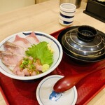 築地食堂 源ちゃん - 寒ぶりづくし三種丼