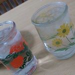 Toraya Shiyokudou - 可愛いコップ、、ワンカップ酒のグラス