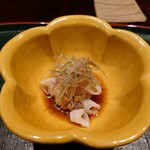 奈良 而今 - マルハゲ肝あえ