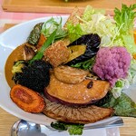 アーリオ・オーリオ - こんにゃくカツ乗せてみた