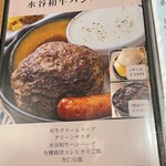 焼肉 水谷 - メニュー　ランチはコレ一枚