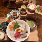 博多炉端 魚男 - 限定10食博多階段定食（ご飯お代わりできます）