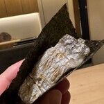 鮨 こん藤 - 太刀魚の手巻き　◎