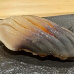鮨 こん藤 - 出汁漬けのホッキ貝(北海道・長万部) （追加　◎