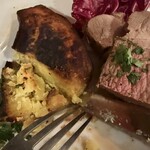 ラファミリア - 付け合わせのホクホク薩摩芋