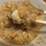 土びん - 雑炊取り分け②