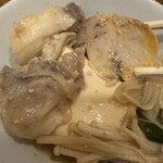 土びん - あんこう鍋取り分け①