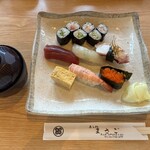 まさご鮨 - 料理写真:ランチにぎり¥1100