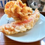 山下うどん - カニカマ天 150円