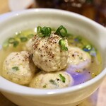 波へい - とり団子