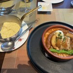 NOKA Roast & Grill - カスレとサイドメニューのマッシュポテト