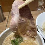 麺 鍾馗 - 背脂つけ麺　チャーシューアップ