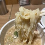 麺 鍾馗 - 背脂つけ麺　つけ汁麺アップ
