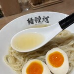 麺 鍾馗 - 背脂つけ麺　スープアップ