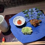 銀座 くらはし - ホタテの天ぷらと鰻