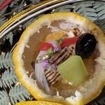 銀座 くらはし - カマスと数の子と黒豆とフキ