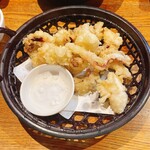 海鮮居酒屋 れん - ゲソ天ぷら