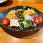 海鮮居酒屋 れん - 海鮮サラダ