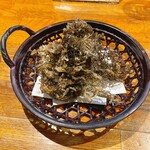 海鮮居酒屋 れん - もずくかき揚げ