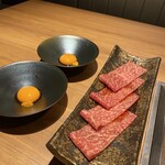 すすきの焼肉きらく - きらくのロース【熊本県産和王牛】