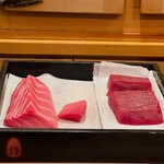 木挽町 とも樹 - 左の砂摺りは大間。右は仙崎の天端です