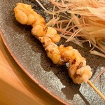 木挽町 とも樹 - 鮃の縁側の炙りです。健全で爽快な脂が迸ります