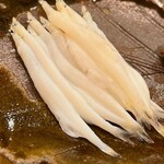 木挽町 とも樹 - シラウオです。蒸したてなので身が甘い\(//∇//)\