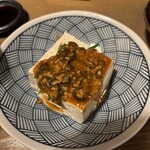 蕎麦切り くろ - 三升味噌？冷奴