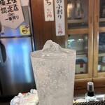 焼鳥とんとん - 並々と注がれる