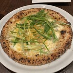 IMPASTO - 九条ネギとシラス。カラスミがかかっていて旨旨！