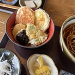 手打ちそば いちい - 天ぷらがサクサクしていて美味しかった
