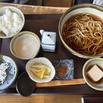 手打ちそば いちい - 妻のとろろランチ