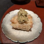 天ぷら 元吉 - 蟹