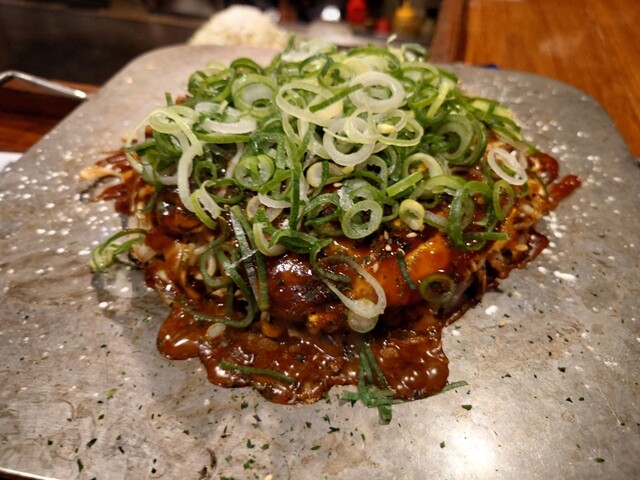 Okonomiyaki Junior restaurant in Hiroshima, Japan