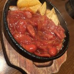 味処 河童 - ウインナーケチャップ