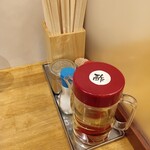 中華そば モリス - 中華そばに入れる酢