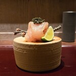 鳥旨 しだれ - 京帝地鶏お造り とんぶりのせ