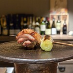 鳥旨 しだれ - もも肉ねぎま 京帝地鶏