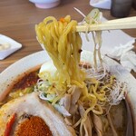 星の砂 - spiceラーメン　麺アップ