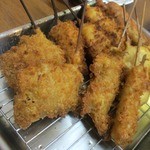 鈴屋 - 串カツ、牡蠣、ウインナー、貝柱