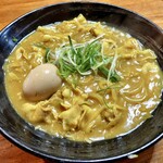 虎一番 - 学校給食乃カレーラーメン+煮たまご