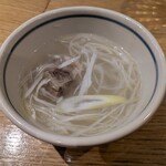 牛たん料理 閣 - テールスープ