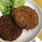 ミナミカワ - メンチカツ230円。安い。