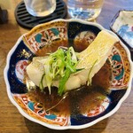 饗華 - フワッフワなハタの麒麟蒸し。工夫がいっぱいなんです。ソースをご飯にかけていただきました。悶絶です