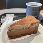 ディーン&デルーカ カフェ - エスプレッソ入りココアパウダーかな？