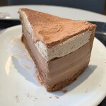 ディーン&デルーカ カフェ - 敢えての「ケーキの背中」をTOPにします！