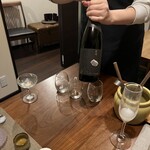 日本料理ひたち野いしざき - 茨城の地酒、森島。初めてだったけど、とても良い。辛口だが不思議な甘い香り、喉の当たりが良い。