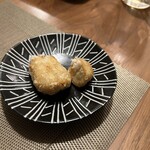 日本料理ひたち野いしざき - フグの唐揚げ。これがとても美味しかった。